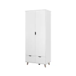 Dunort 2 Door Wardrobe With 2 Drawers White