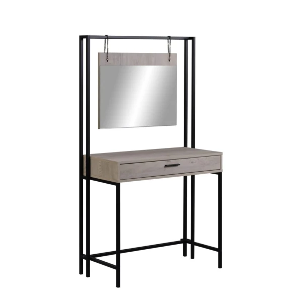 Kahra Dressing Table With Mirror Ash Oak