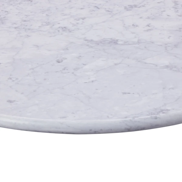 80cm Round Tabus Solid Carrara Marble Table Top – 20mm thick