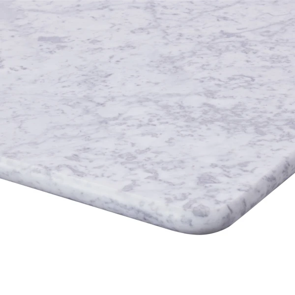 70x60 cm Square Tabus Solid Carrara Marble Table Top – 20mm thick