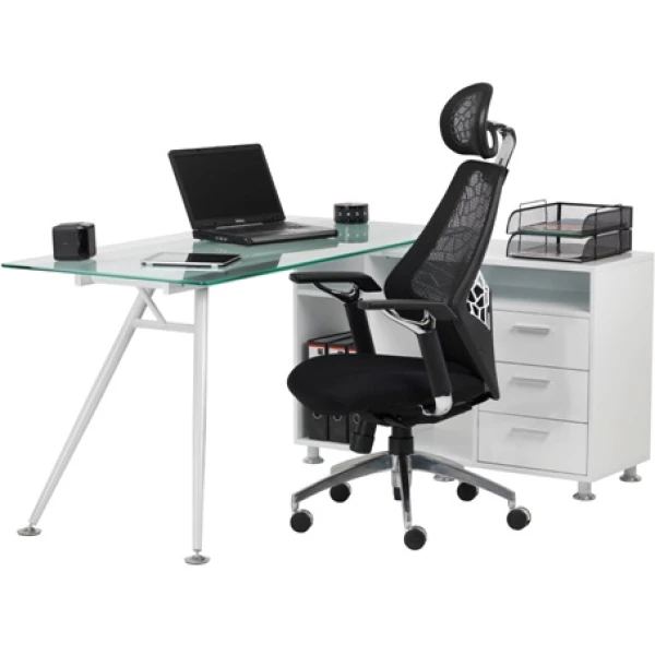 Granada Workstation & Lonfellow Exec Chair Combo