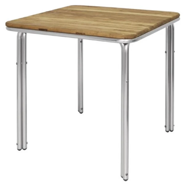 Hester Square Ash Aluminium Indoor Outdoor Table 700mm