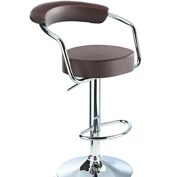 Lazio Adjustable Bar Stool Brown