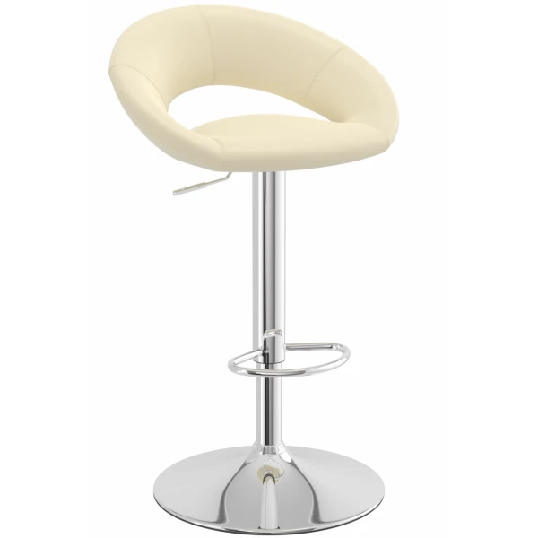 Serene Cream Breakfast Bar Stool Height Adjustable