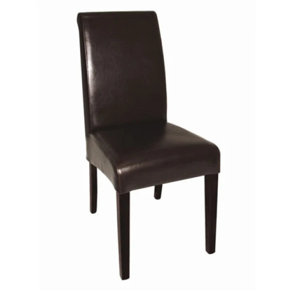 Pair Denn Fully Chair - Dark Brown Leather