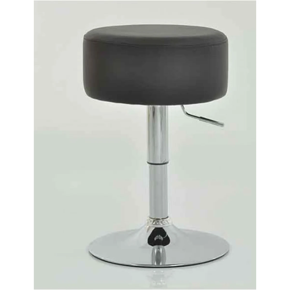 Low Bar Stool Grey Height Adjustable