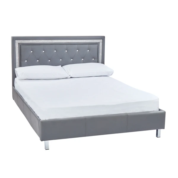 Diamond 5.0 Kingsize Bed Grey