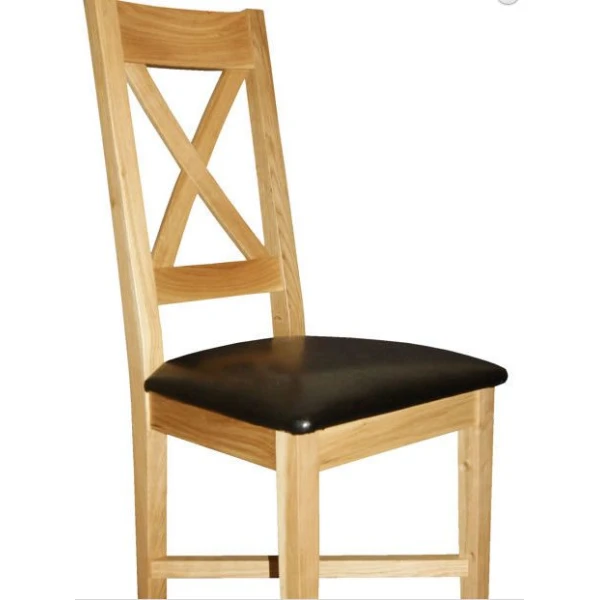 Cravony Cross Chair Solid Wood Frame