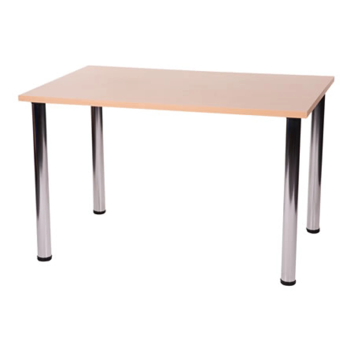 Fabian Large Or Small Rectangular Table Has 4 Chrome Legs Table