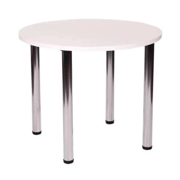 Fabizona Round Table Chrome Legs - Small Or Large Table Tops - Wenge