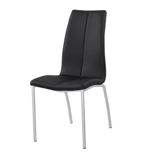 Nirvana Chair Faux Leather Chrome