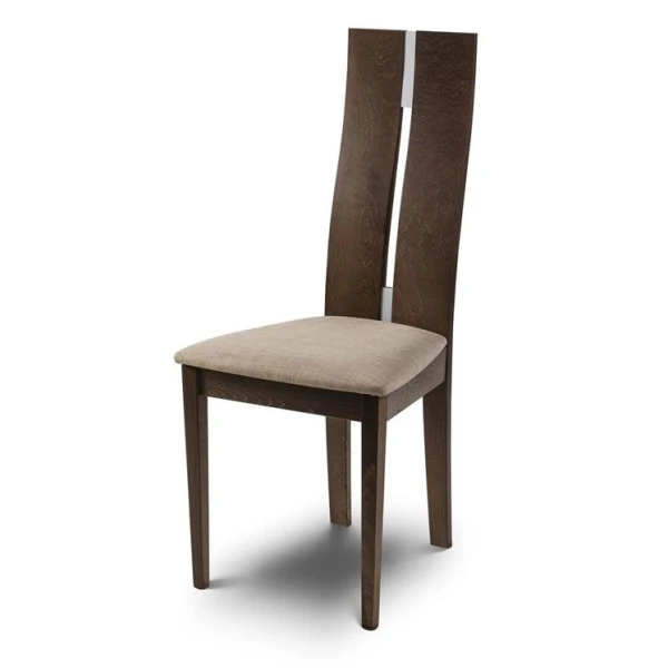 Paysan Solid Wood Beech Walnut Chair High