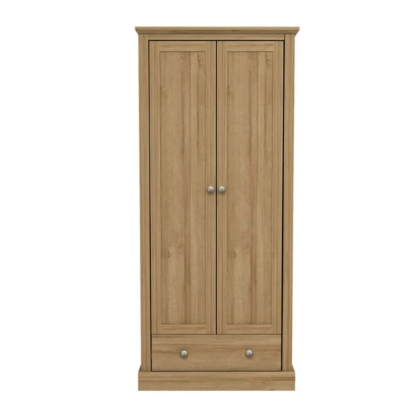 Kent 2 Door Wardrobe Oak 1 Drawer