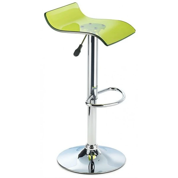 Tina Acrylic Bar Stool Height Adjustable -Green