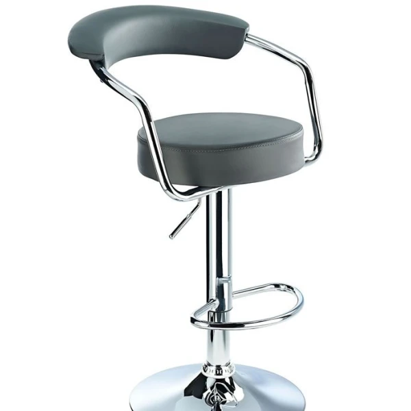 Lazio Adjustable Bar Stool Grey