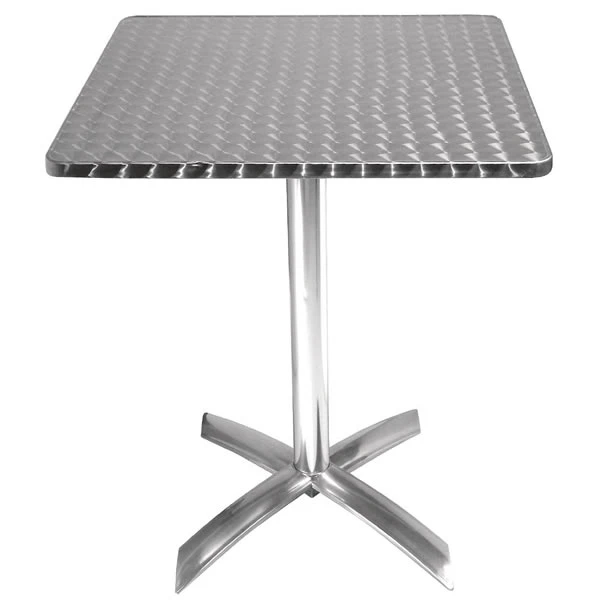 Leit 65 Aluminium Outdoor Square Flip Top Table Space Saver