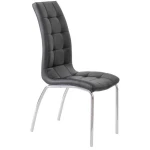 4 Luigi Chairs - Black Chrome Legs