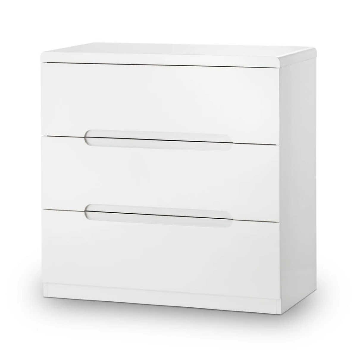 Grant White High Gloss 3 Drawer Chest