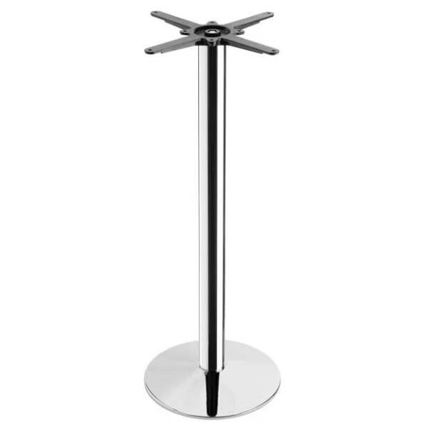 Carlo Chrome Tall Poseur Table Base