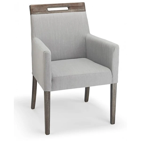 Modosi Fabric Wood Chair Grey