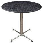 Payson Table Chrome/Stainless Steel Frame Granite Marble/Quartz Tops