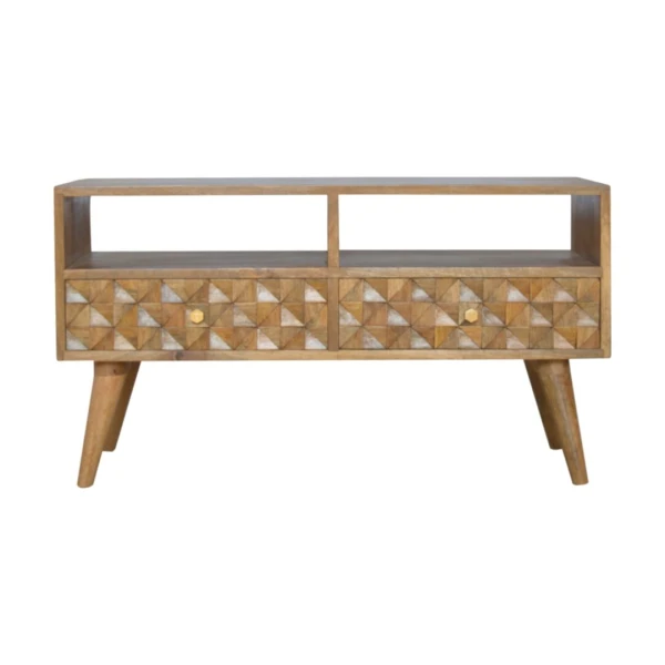 Genki Diamond Carved TV Unit