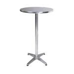 Boley Aluminium Out/indoor Tall Poseur Table Top Space Saver Option