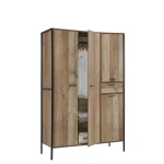Kretin 4 Door Wardrobe Rustic Oak