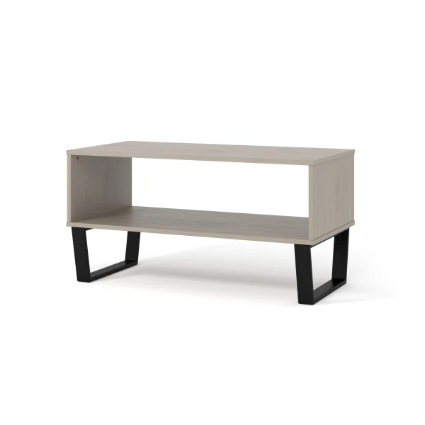 Tocos Grey Open Modern Grey Pine Coffee Table