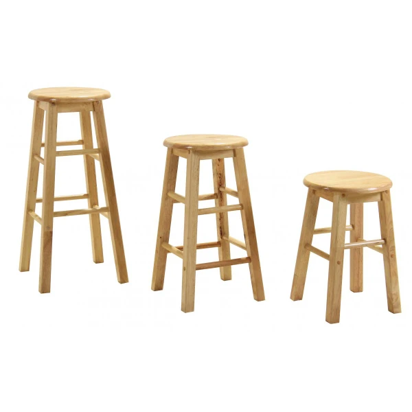 Basi Bar Stool 18 Natural (Sold in Pairs)