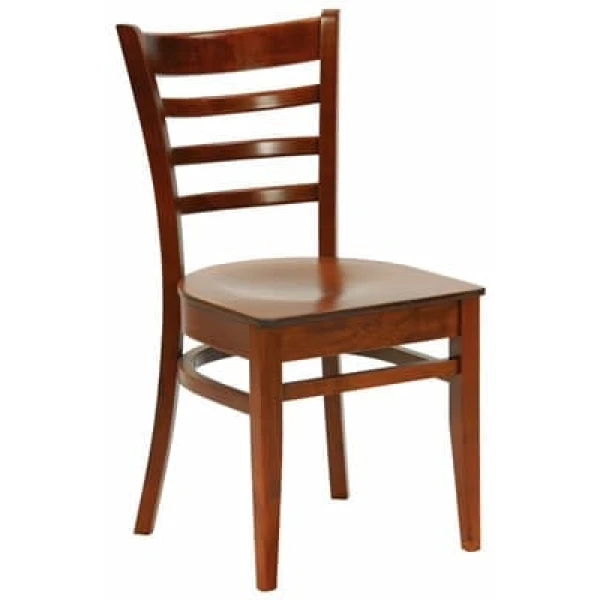 Linker Walnut Dark Frame Wooden Chair