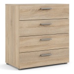 Tele Chest of 4 Drawers in Oak