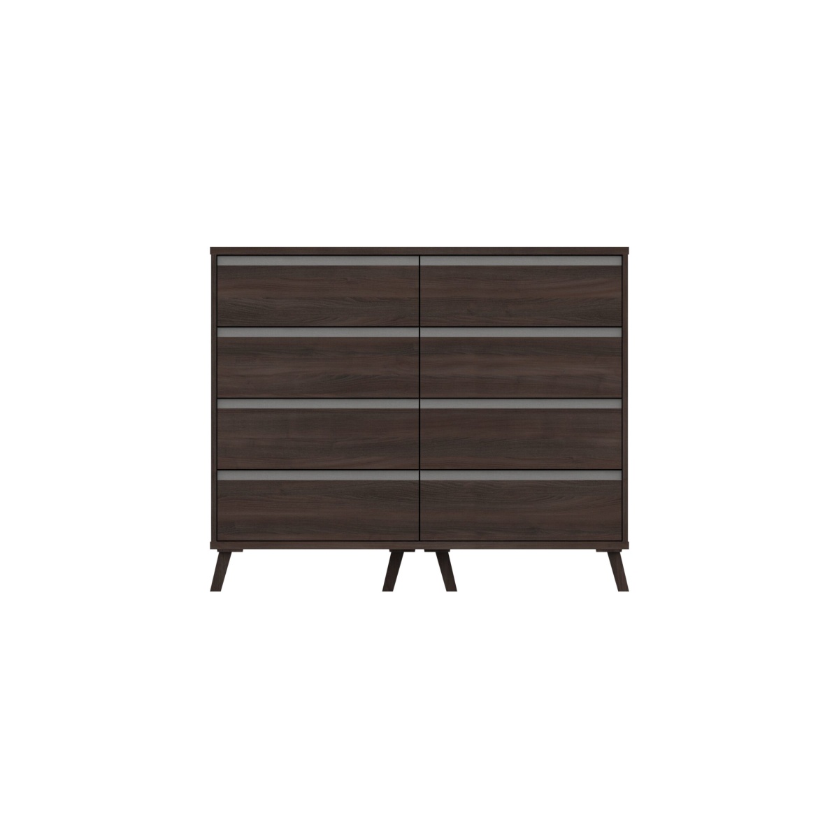 Tamarine Four Draw Double Chest - Truffle Oak