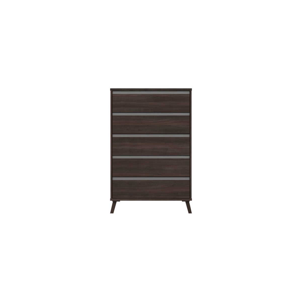 Tamarine Five Draw Chest - Truffle Oak