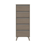 Tamarine Five Draw Narrow Chest Fully Assembled