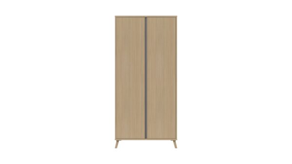 Tamarine Two Door Extra Large Wardrobe - Oak