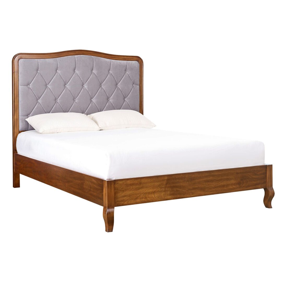 Satrey Double Bed In Red Chestnut