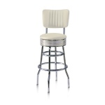 Arizona Bar Stool Rest Various Colours - Off White