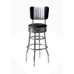 Arizona Bar Stool Rest Various Colours - Black