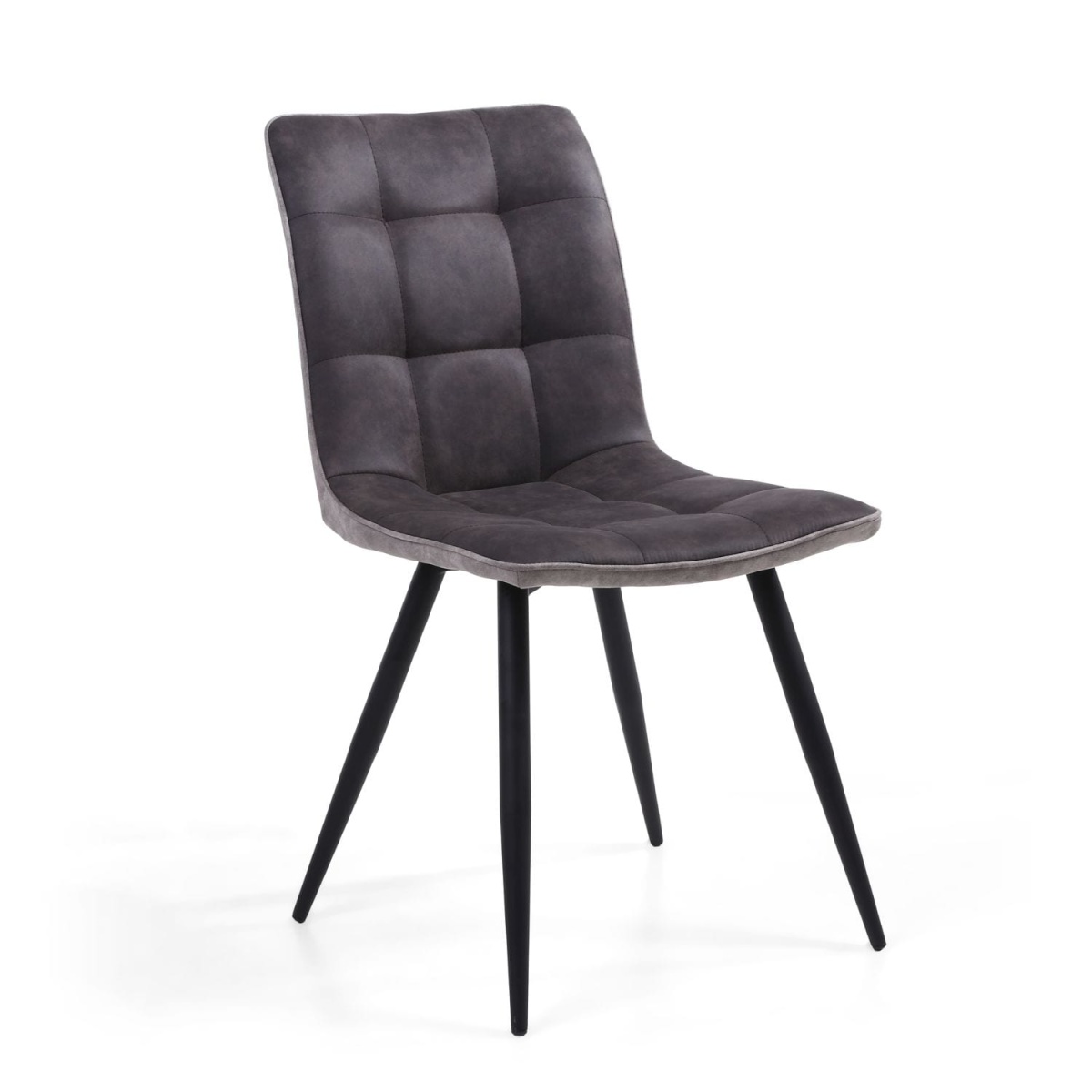 Cowboy Suede Effect Dark Grey Chair