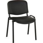 Terrence Comfortable Black  Chair Pu