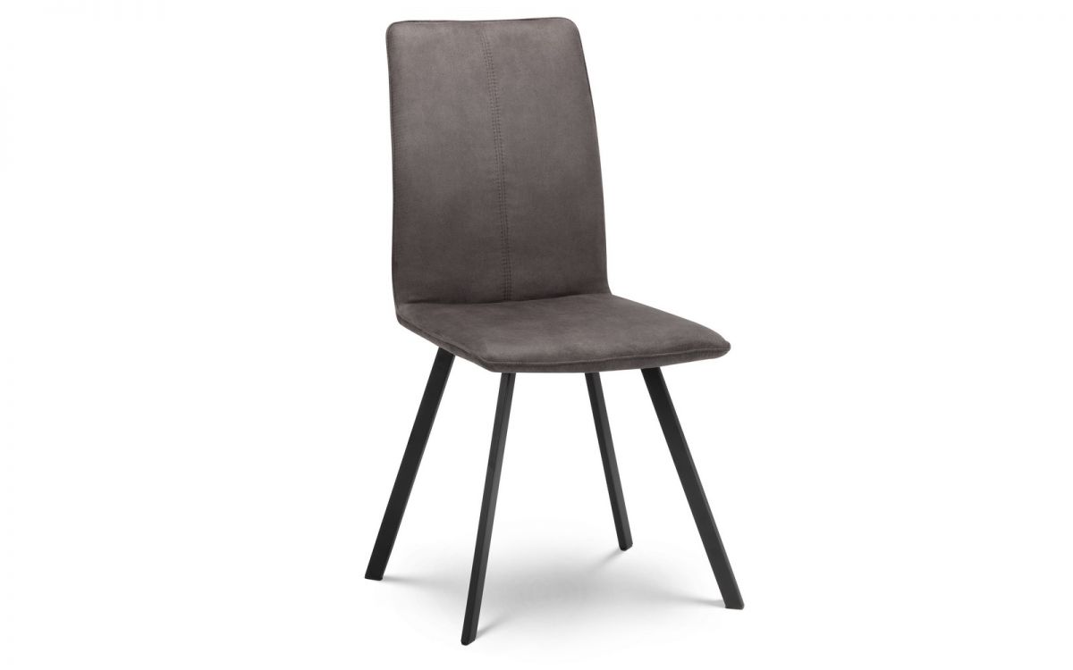 Maralyn Fabric Chair Charcoal Grey