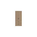 Marianne Two Door Wardrobe Drawers - Oak