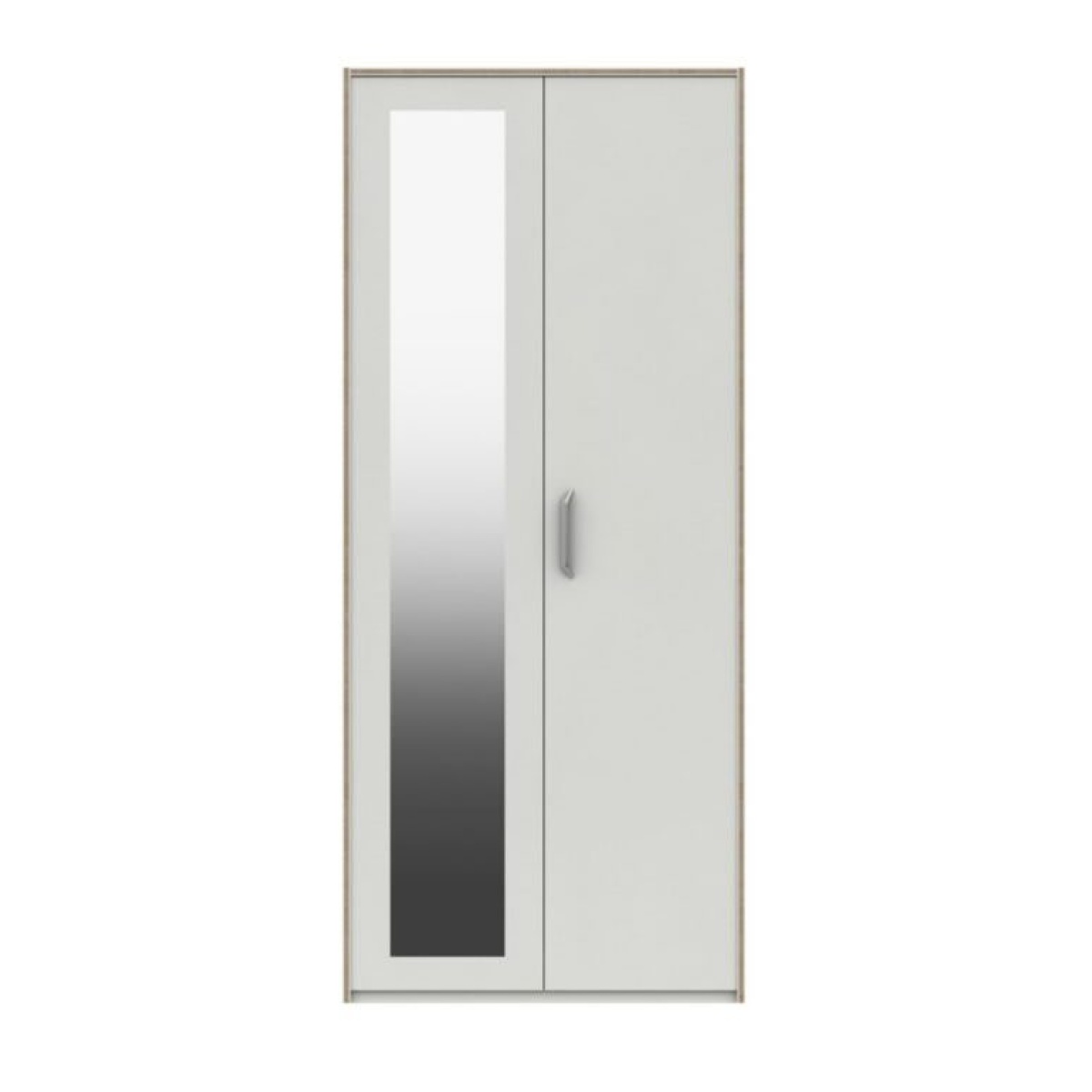 Marianne Two Door Mirror Wardrobe Fully Assembled