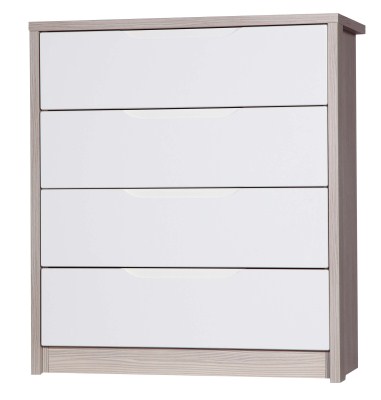 Breeze Gloss Quality Bedroom 4 Drawers Chest Fully Assembled