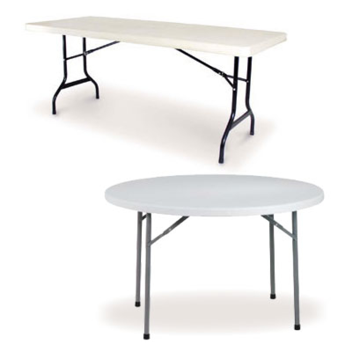 Lagray Plastic Folding 8Ft X 2Ft 6In Trestle Table