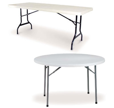 Lagray Plastic Folding 8Ft X 2Ft 6In Trestle Table
