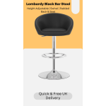 lombardy padded breakfast bar stool