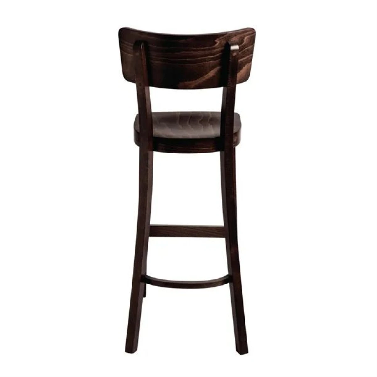 walnut fully assembled bar stool