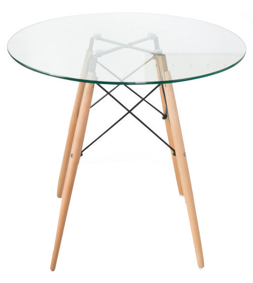 Renowned Round Clear Glass Table